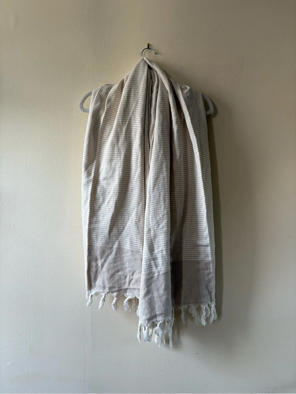 Teema Cream/Beige Turkish Towel